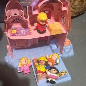 Colorful Playhouse with Figures